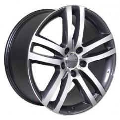 22" Fits Audi - Q7 Wheel - Gunmetal Machined 22x10