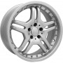 19 Inch Five Double Spoke Silver AMG Replica Wheels Rims