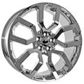 LAND ROVER WHEELS SKU 030 22 INCH CHROME RIMS